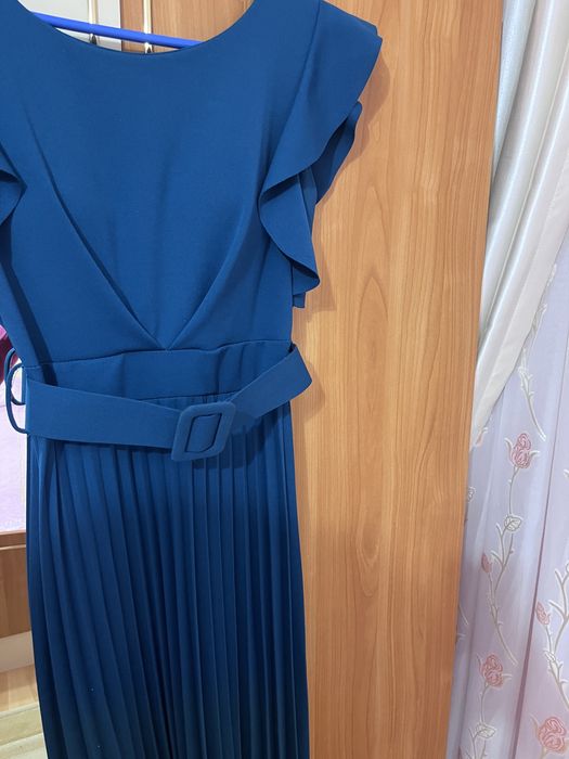 Дамска рокля турско синьо