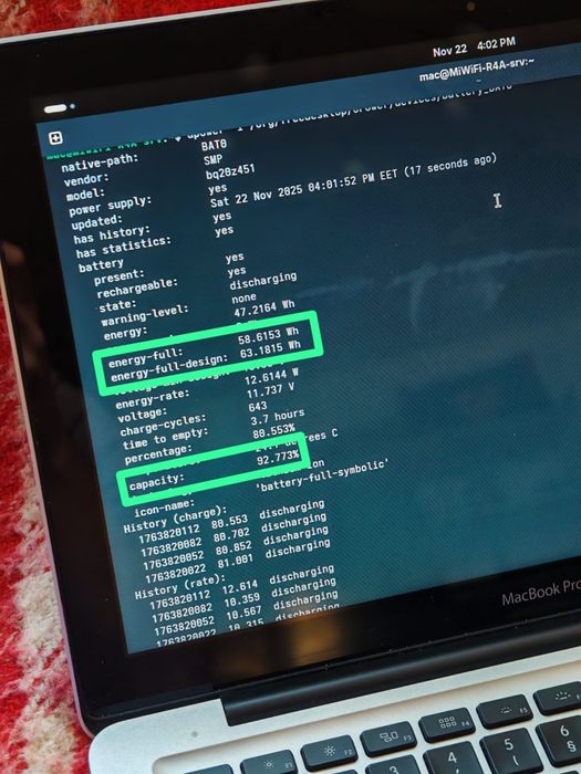 MacBook Pro 13 mid 2012 - i7, 8gb RAM, 128gb ssd, baterie 93%