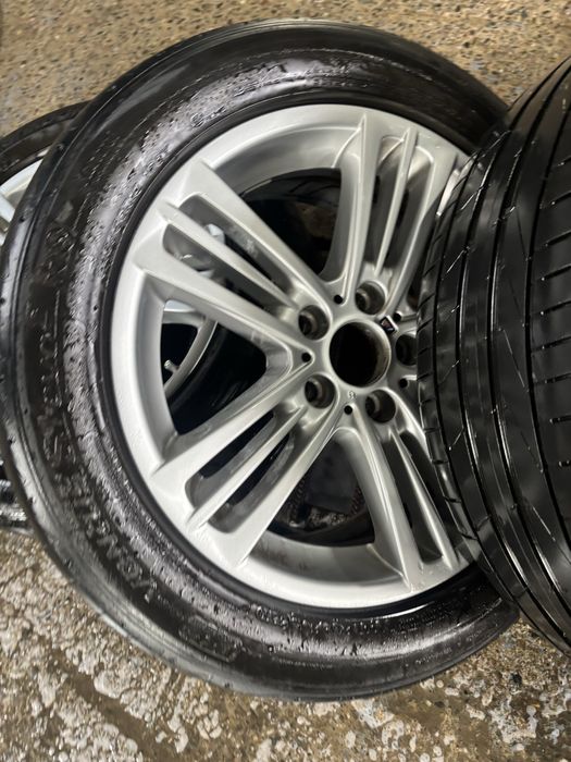 Roti jante bmw  x4 M original 18  cu anvelope 245/50/18 de vara dunlop