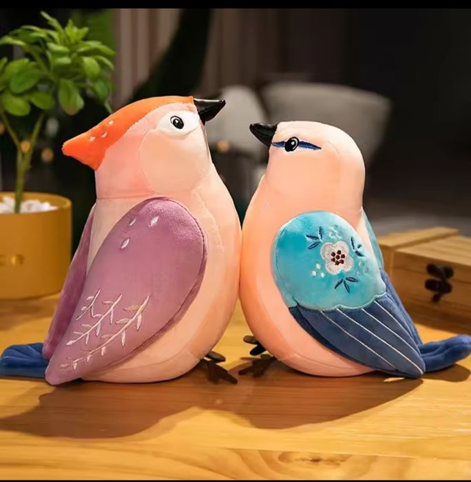 Плюшена играчка Врабче, 25см, Плюшена Птичка