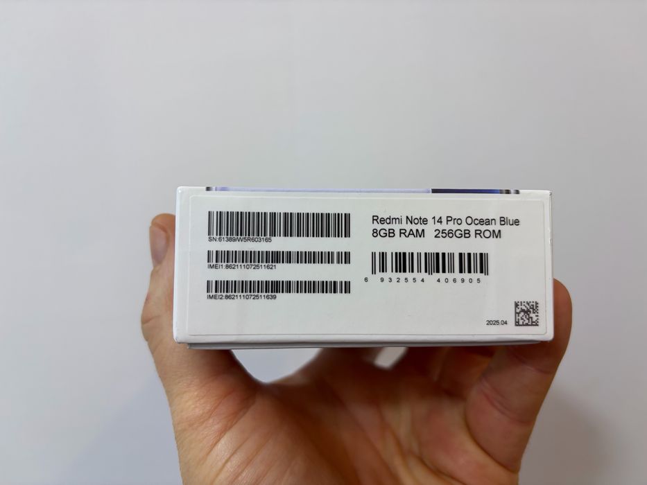Xiaomi Redmi Note 14 Pro, 256 gb, 8 gb ram, 5G, Ocean Blue, nou
