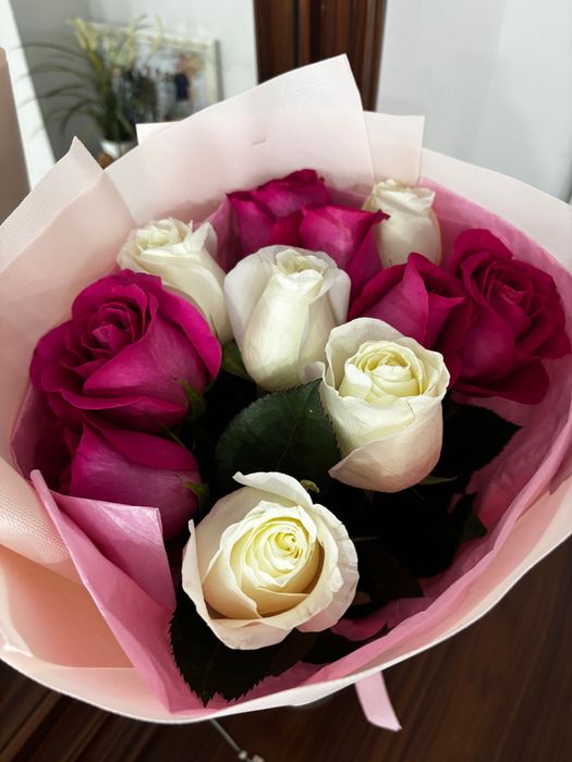 Свежий букет из 11 роз