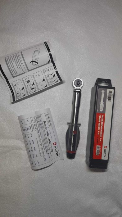 Chrie dinamometrica 4-20 Nm WÜRTH