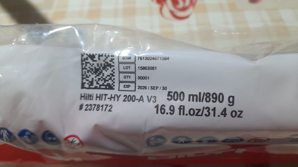 Ancora chimica HILTI...Pistol ancora chimică HILTI