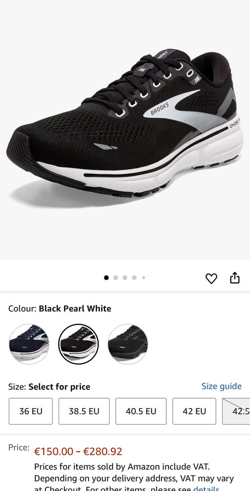 Маратонки BROOKS GHOST 15 .Номер 43