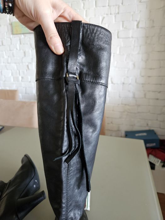 Дамски ботуши естествена кожа 40