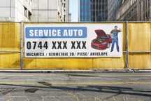 Stickere auto bannere