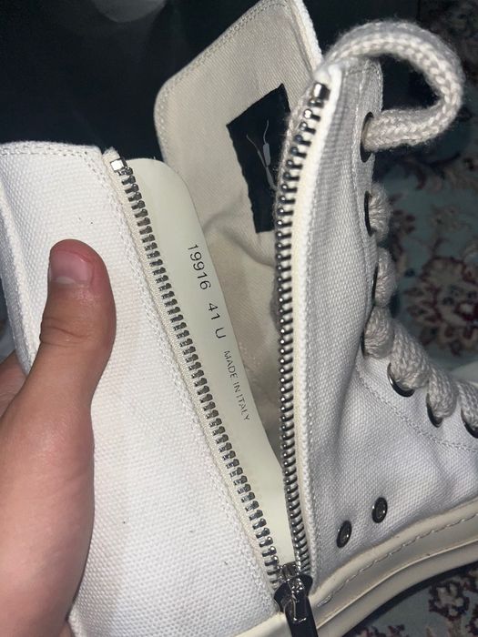 Rick owens ramones jumbo lace