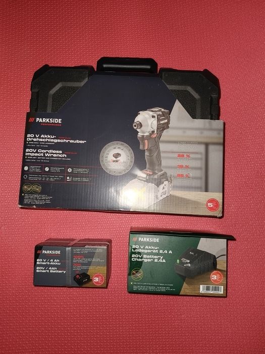 Impact parkside performance 20v sigilata nouă în garanție