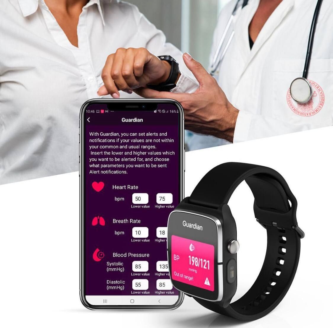 Лайф-часы, браслет с медицинским датчиками и искусственным интеллектом