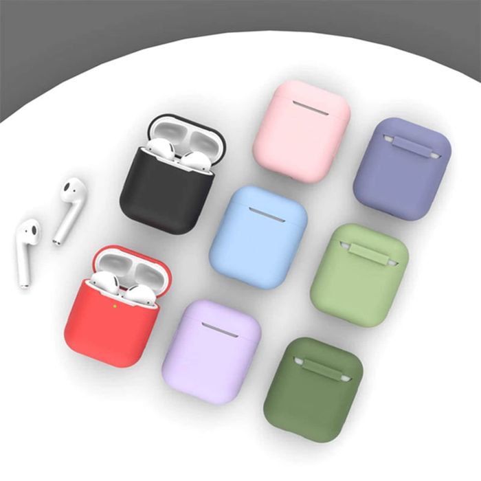 Silicone Cases For Apple Airpods 1/2 - Кейсове за слушалки