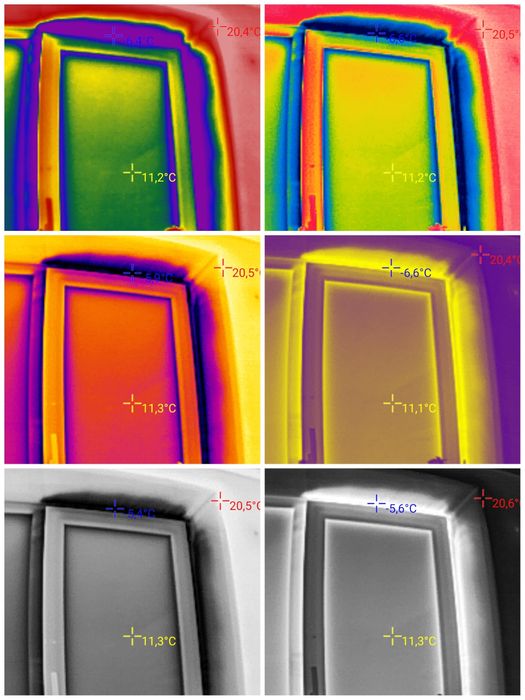 Проверка тепловизором тепловизор промерзание продувание батареи тепло