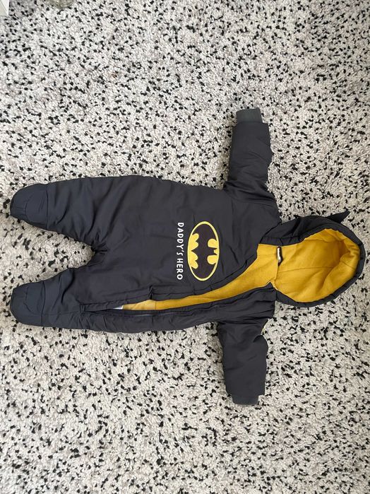 Combinezon Batman Geaca iarna bebelusi groasa