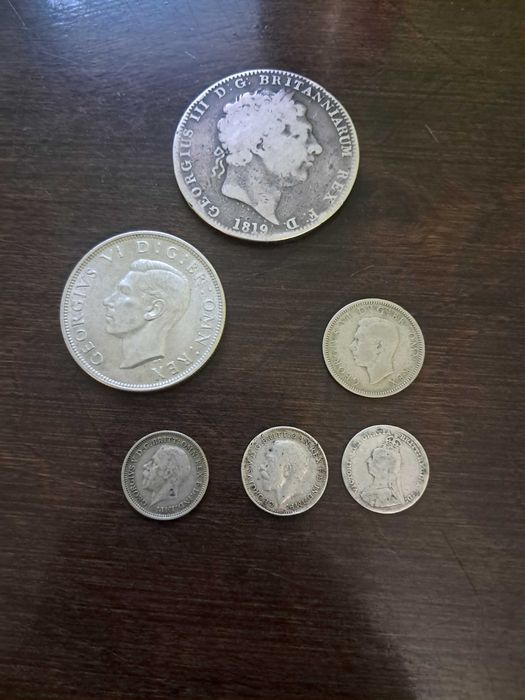 Британски сребърни монети
