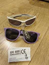 Нови лилави и употребявани бели UV400 очила, общо за 20 лв