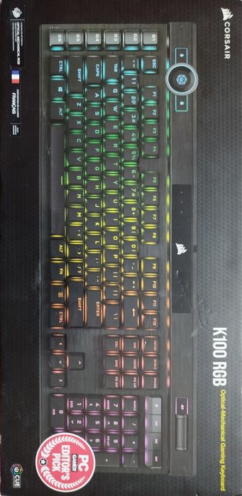 Tastatura mecanica gaming Corsair K100 RGB