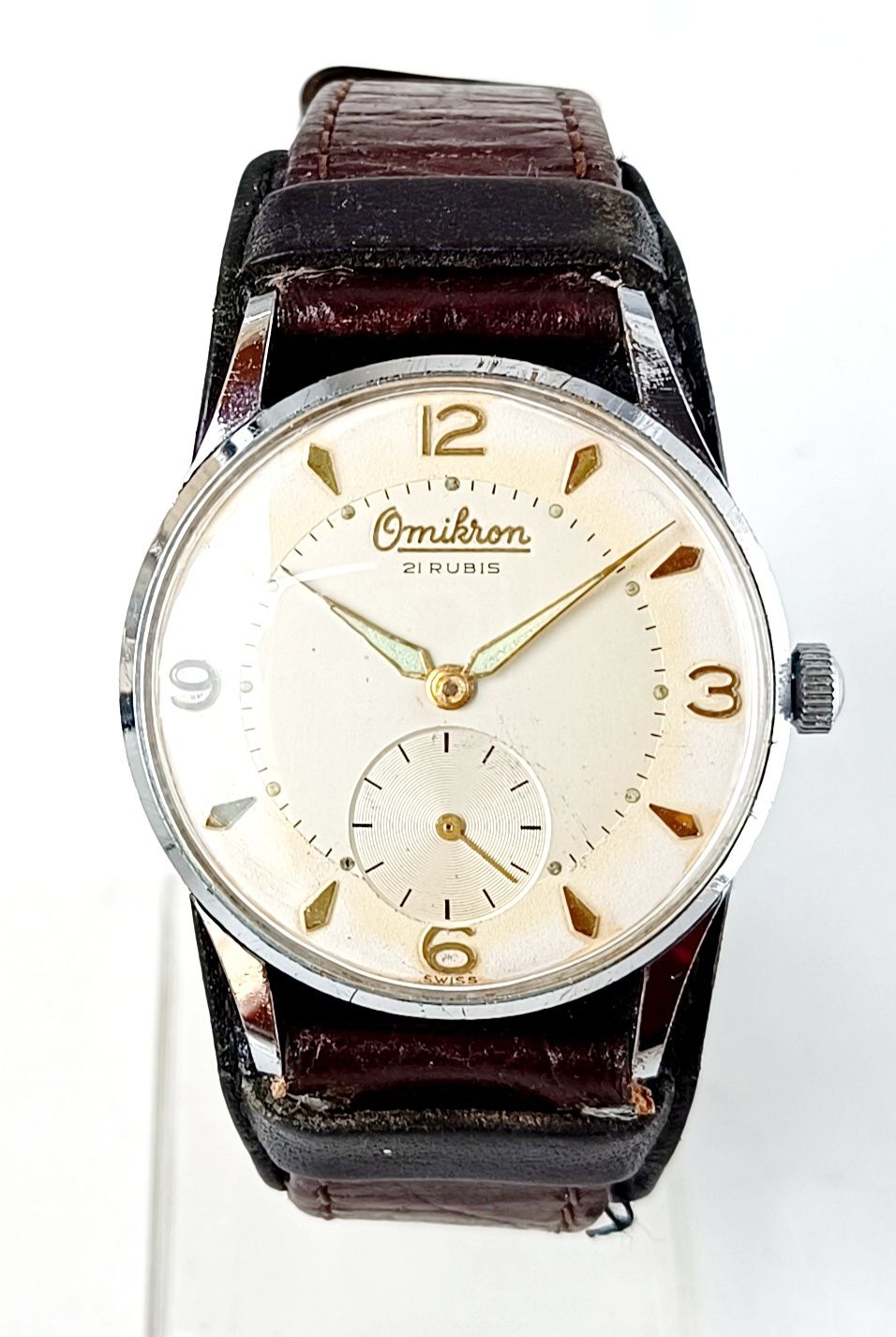 Omicron montre ancre 21 rubis - швейцарски часовник