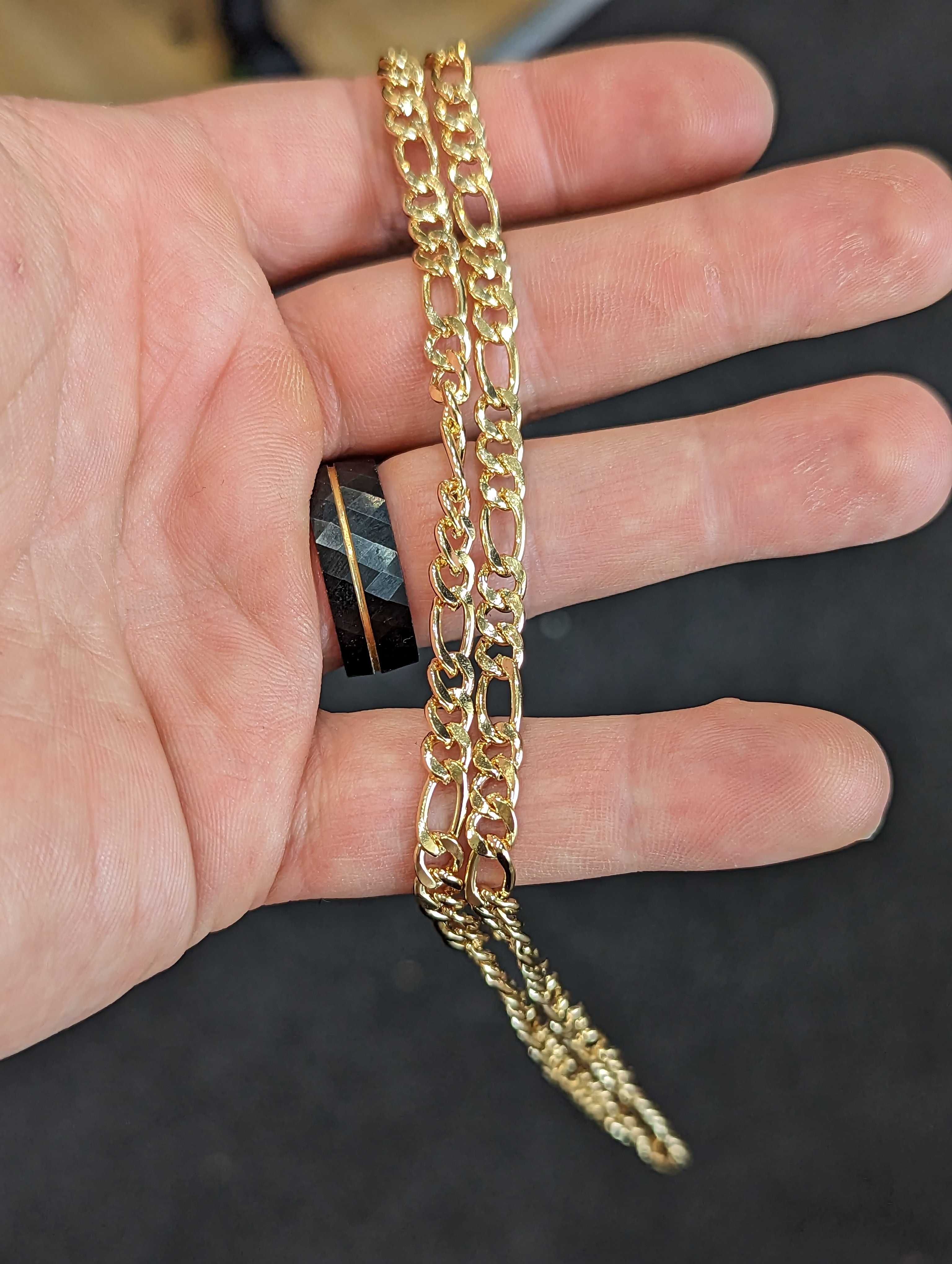 Златен ланец от медицинско злато(медицинска стомана) Нов ! 60 см 16гр