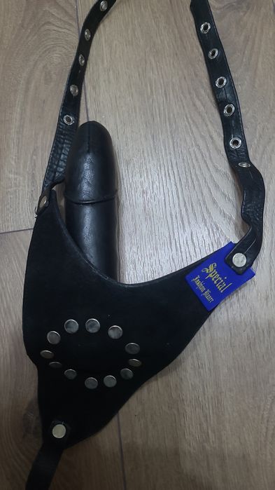 strap on piele naturala fetish bdsm domina