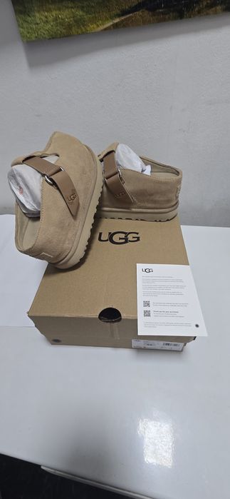 UGG saboți din piele întoarsă