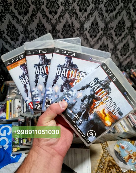 PlayStation 3 uchun disk judayam ko'p miqdorda.