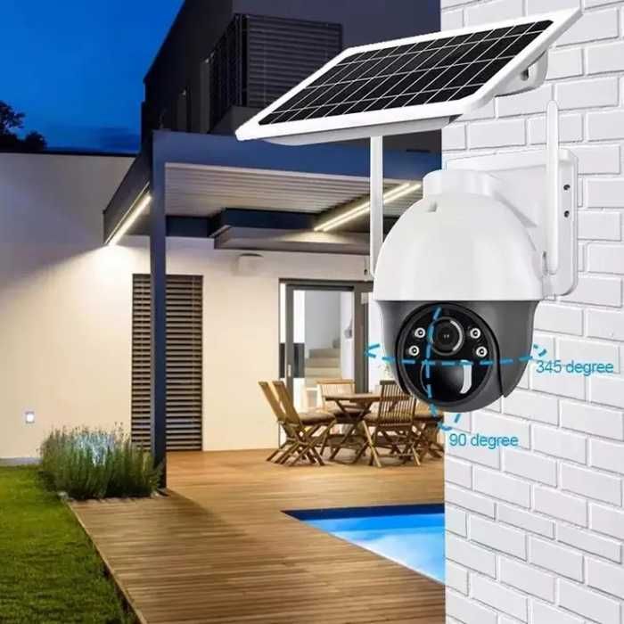 Camera de supraveghere SafeCams 3 MP ,cu panou solar si cartela SIM 4G