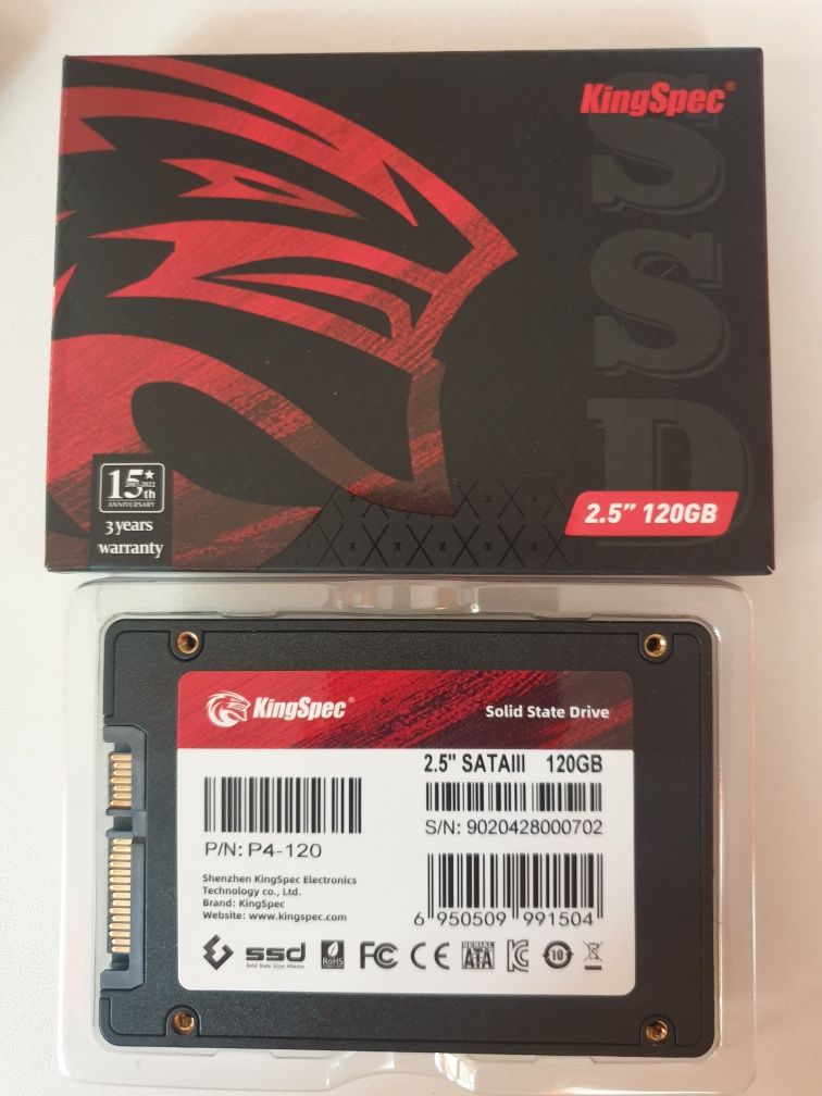 Внутренний SSD диск  - 120 GB