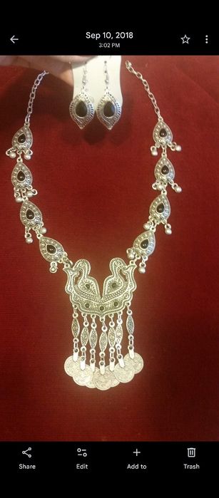 Сребристи бижута 2, обеци, гривни, колиета, огърлици, пръстени