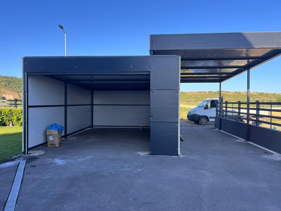 Vând și realizez garaje auto