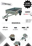 Remorca 750 Kg 205 x 115 cm CIV Gratuit
