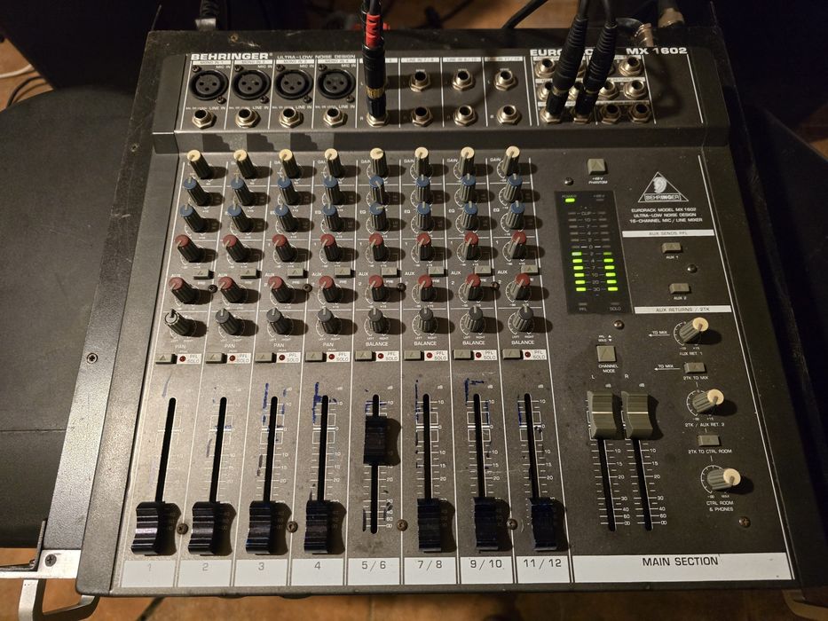 Mixer pasiv Mackie Dfx12 Nou!/Behringer Dx1000/Mx1602/Bas activ Mpa Ma