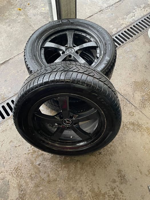 Джанти Мерцедес със зимни гуми