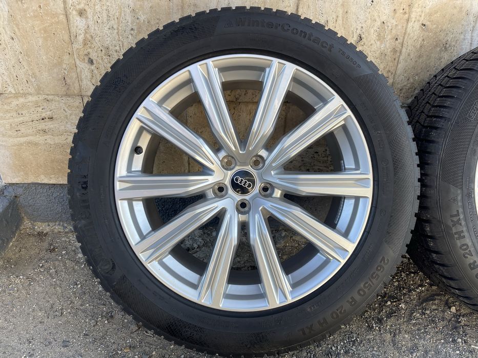 Jante Roti 20 Audi Q8 Q7 4M SQ8 Anvelope Iarna 265 50 R20 NOI DOT 2023