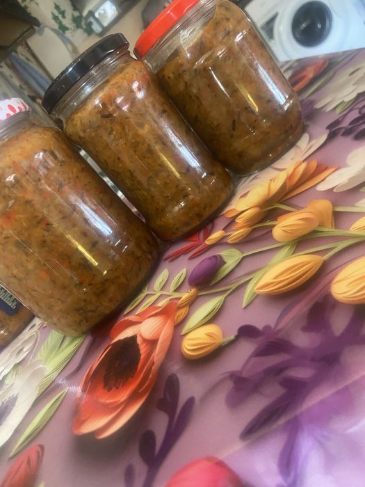 zacuscă de ghebe la borcan facuta bio