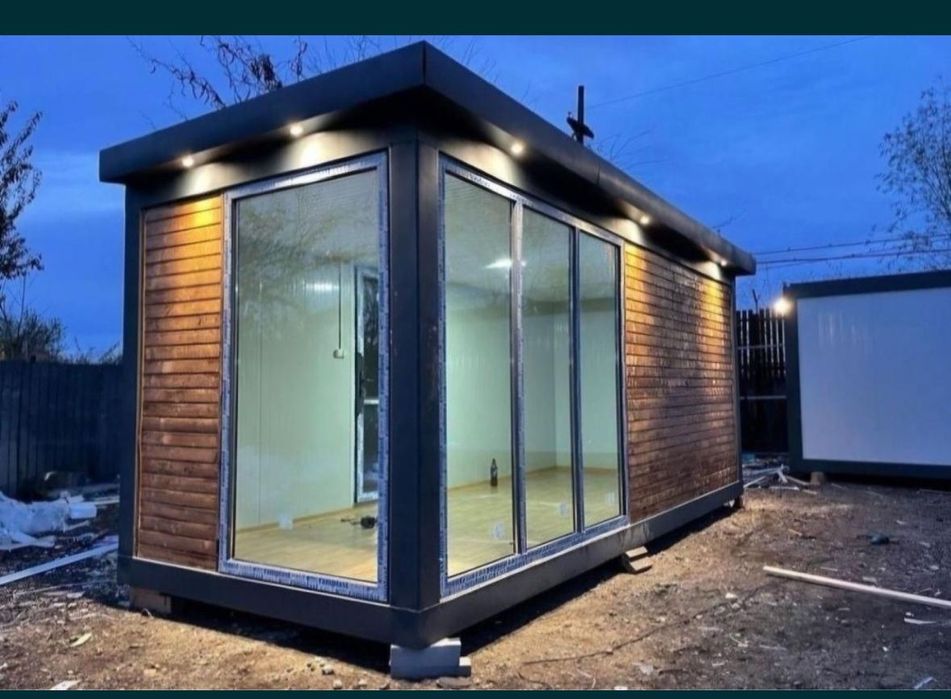 Vand containere modulare container modular tip birou cu vitrina