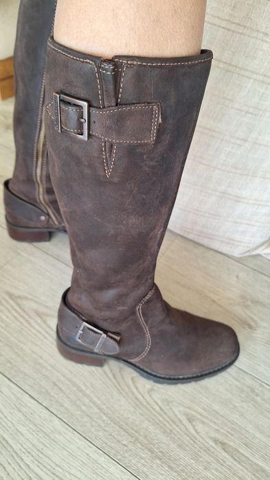 Ботуши естествена кожа Timberland 37 и 38 номер .