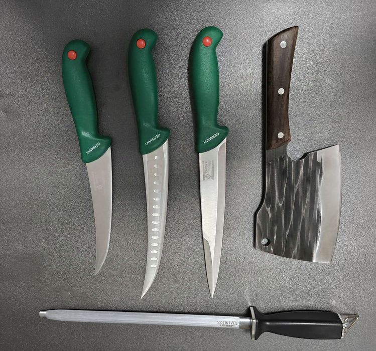 SET Cutite Macelarie 5 piese Germany Green