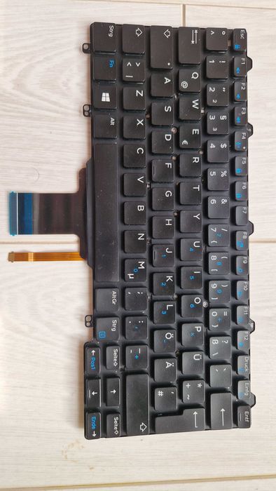 Tastatură Dell Latitude E7250 (iluminată, layout Germania)