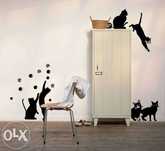 Pisicute la joaca - stickere decorative