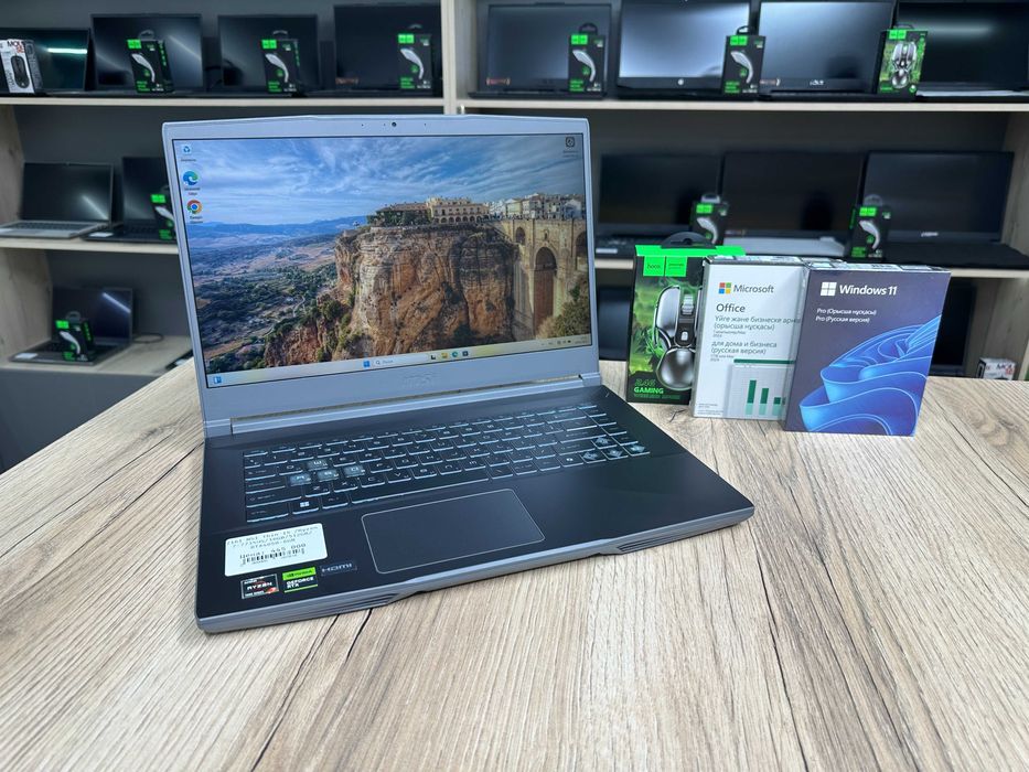 Игровой ноутбук MSI Thin 15 / Ryzen 7-7735HS/16GB/512GB/RTX4050-6GB