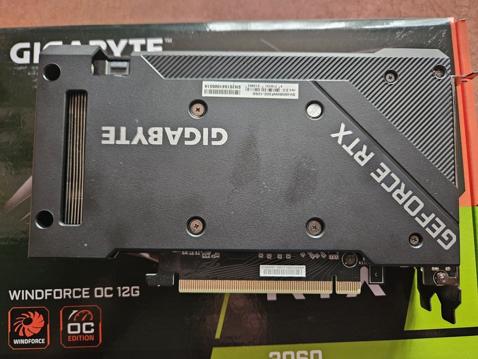 Placa video PCie Gigabyte Nvidia RTX 3060 12Gb DDR6 192bit