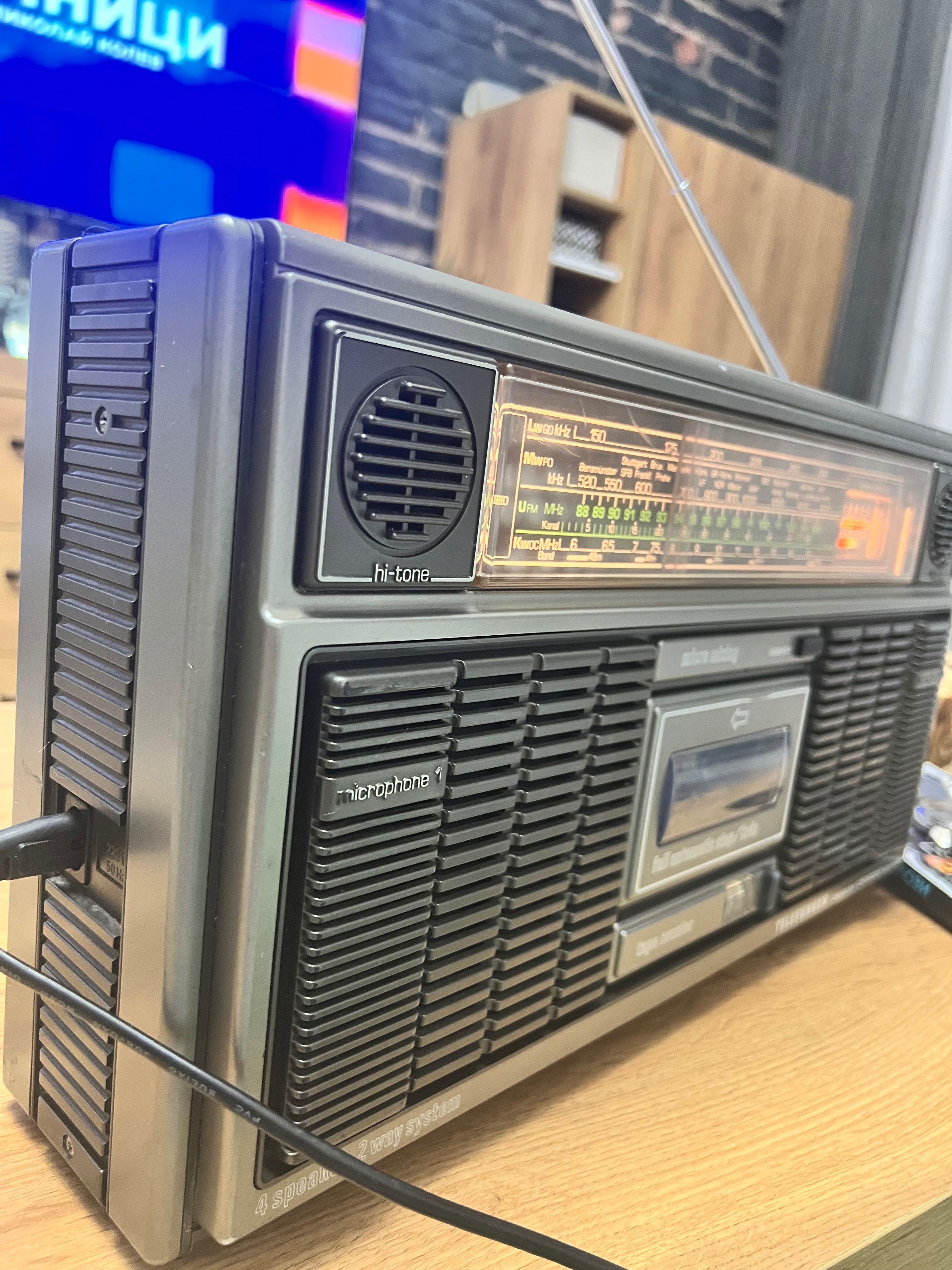 Ретро радиокасетофон Telefunken 1979тод.колекционерска работеща машина