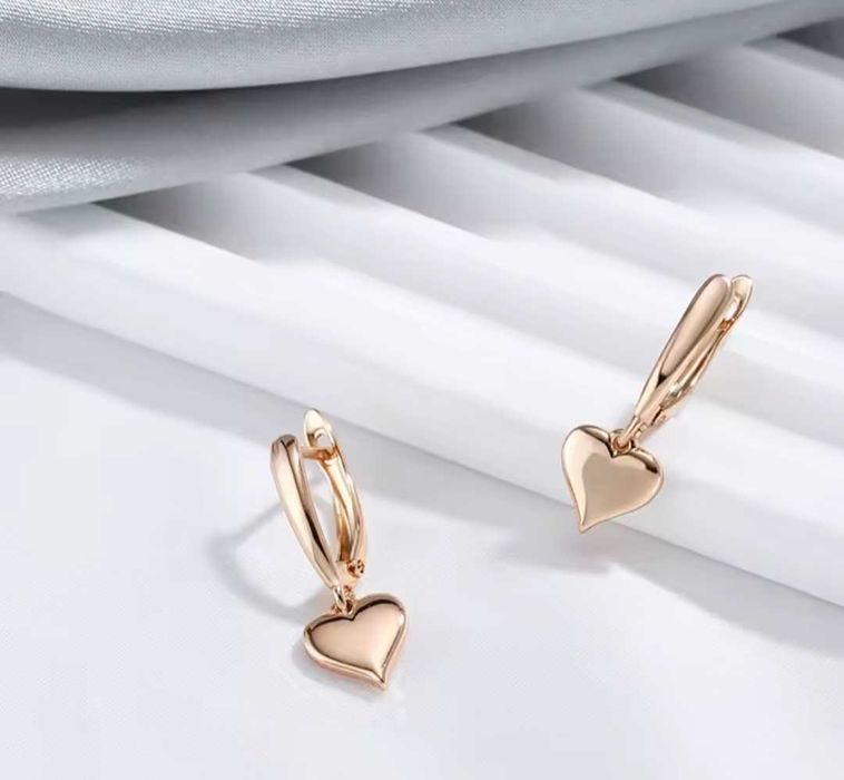 GP6, cercei placati aur 14k,incuietoare sigura, deosebiti