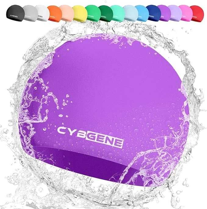 Casca de inot pentru copii Cybgene din silicon Confortabil
