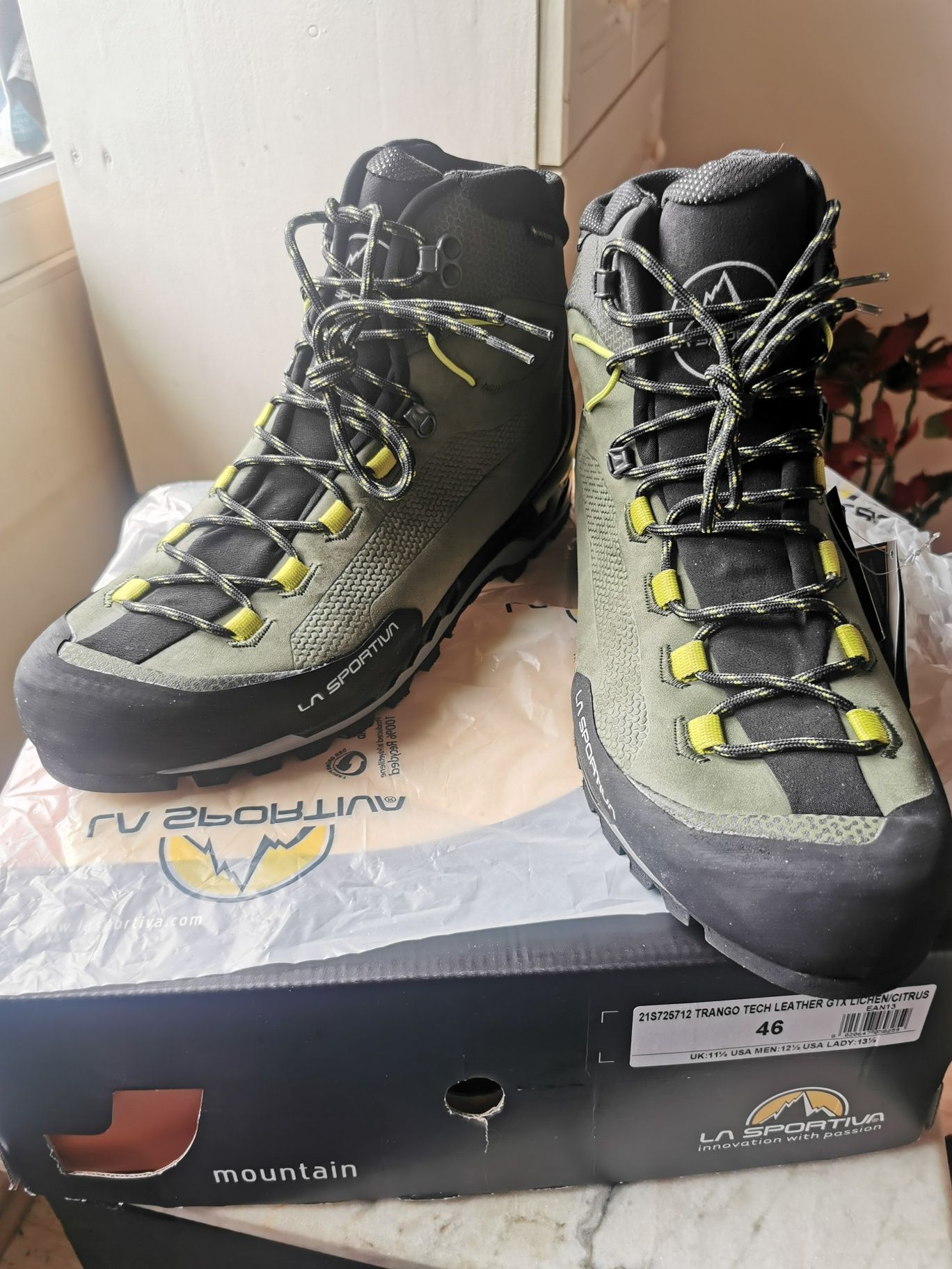 La Sportiva Trango Tech Leather GTX( EUR 46 number)