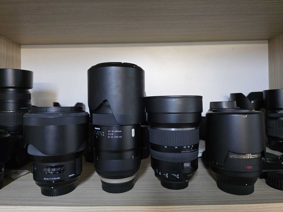 Obiective foto Nikon DSLR 85, 15-30, 70-200, 105, 11-16