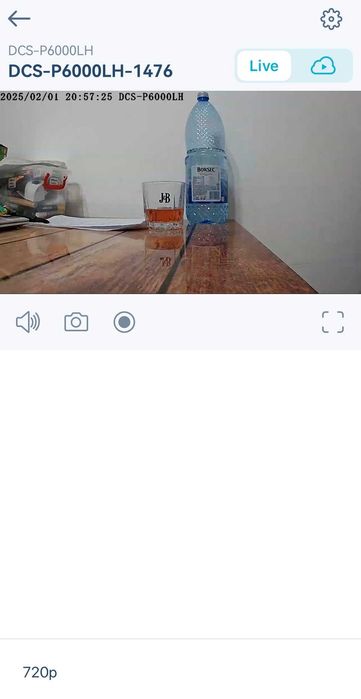 Camera mini IP Wireless D-LINK DCS-8000LH, HD 720p, IR, zi/noapte