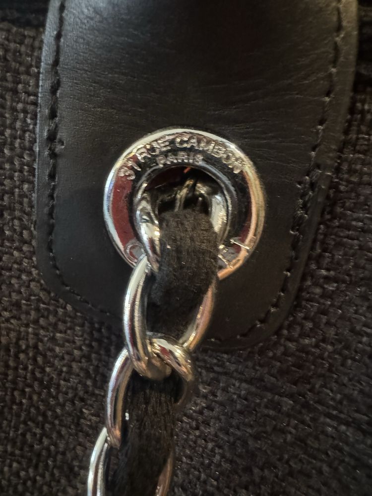 Чанта Шанел Chanel модел Deauville canvas tote bag