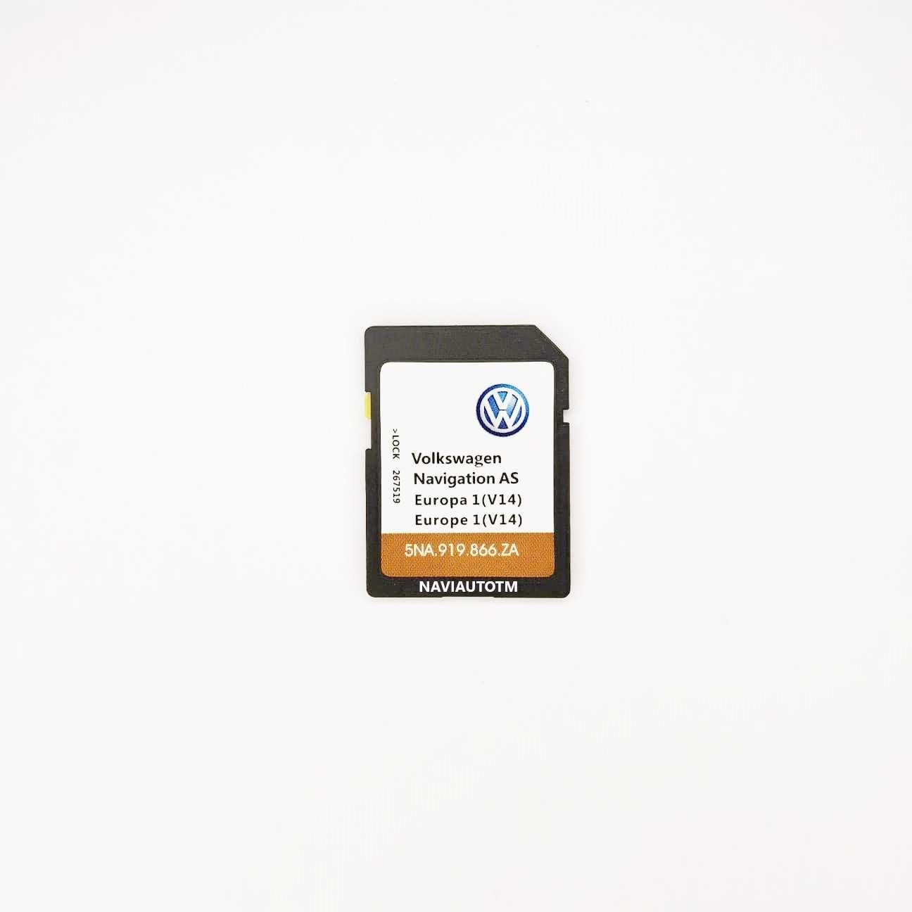 Volkswagen SKODA Discover Pro Media SD Card Europa 2024 Passat Golf