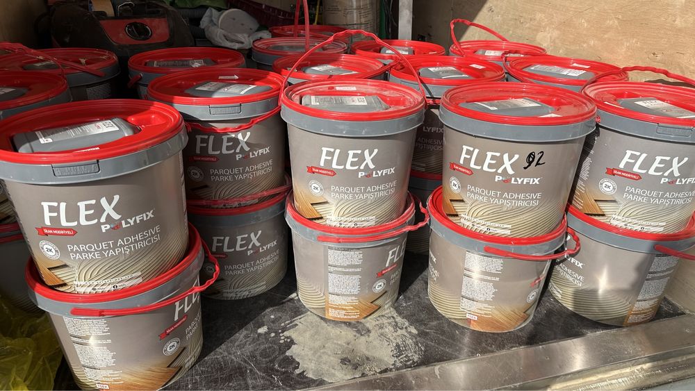 Клей для паркета Flex Турцыя оптом Parketniy kley